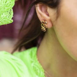 Boucles d’oreilles or, argent, fantaisie & diamant - matières (26) - boucles-d-oreilles-femme - edora - 2