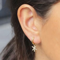 Boucles d’oreilles acier: boucles d’oreilles argentées, dorées (2) - boucles-d-oreilles-femme - edora - 2
