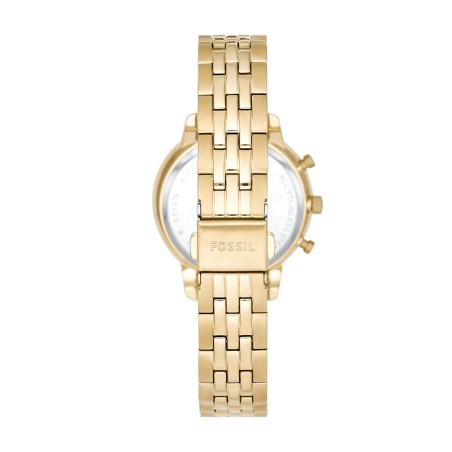 Montre femme fossil neutra chronographe acier doré – montres femme