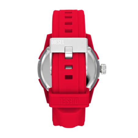 Montre homme diesel double up silicone rouge – montres homme