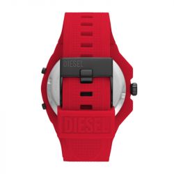 Montre homme diesel framed silicone rouge - montres-homme - edora - 1