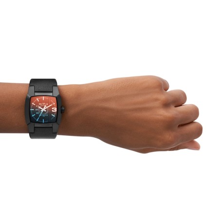 Montre homme diesel cliffhanger cuir noir – montres homme