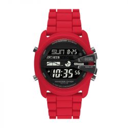 Montre homme diesel master chief silicone rouge - montres-homme - edora - 2