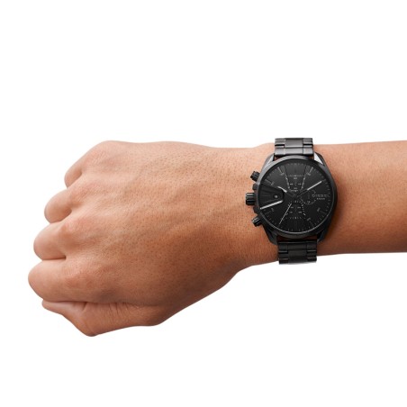 Montre homme diesel chronographe ms9 acier noir – montres homme