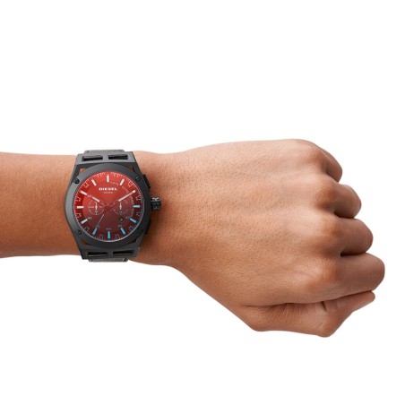 Montre homme diesel timeframe cuir noir – montres homme