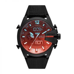 Montrz homme diesel chronographe mega chief nylon noir - montres-homme - edora - 2