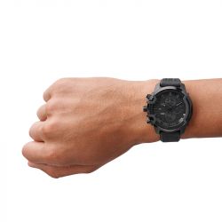 Montre homme diesel chronographe griffed nylon noir - montres-homme - edora - 3