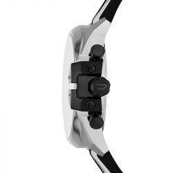 Montre homme diesel chronographe baby chief nylon blanc - montres-homme - edora - 0