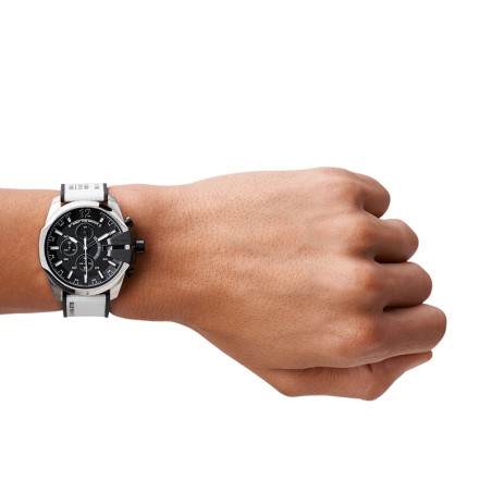 Montre homme diesel chronographe baby chief nylon blanc – montres homme