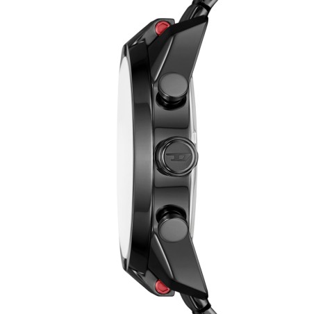 Montre homme diesel chronographe split acier noir – montres homme