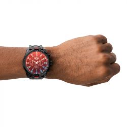 Montre homme diesel chronographe split acier noir - montres-homme - edora - 3