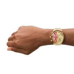 Montre homme diesel chronographe griffed acier doré - montres-homme - edora - 3