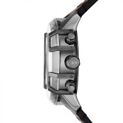 Montre homme diesel chronographe griffed cuir marron - montres-homme - edora - 0