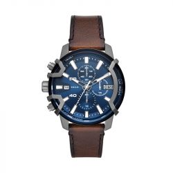 Montre homme diesel chronographe griffed cuir marron - montres-homme - edora - 2