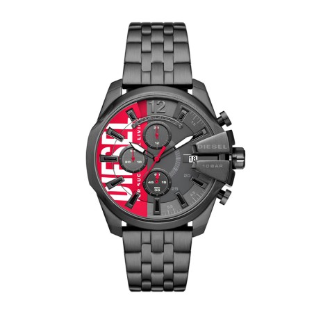 Montre homme diesel chronographe baby chief acier gris foncé – montres homme