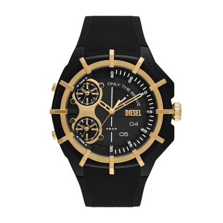 Montre homme diesel framed silicone noir – montres homme