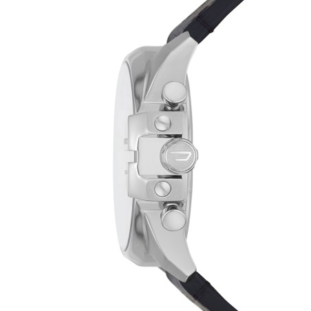 Montre homme diesel chronographe baby chief cuir noir – montres homme