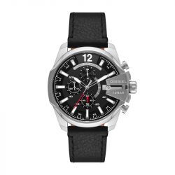 Montre homme diesel chronographe baby chief cuir noir - montres-homme - edora - 2