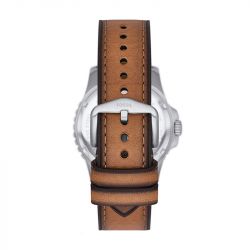 Montre homme fossil blue cuir havane - montres-homme - edora - 2