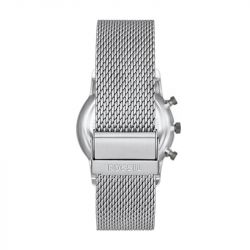 Montre homme fossil minimalist chronographe acier argenté - montres-homme - edora - 2