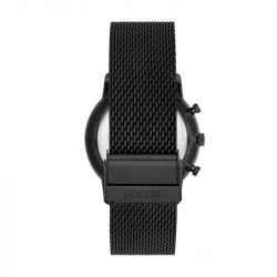 Montre homme fossil minimalist chronographe acier noir - montres-homme - edora - 2