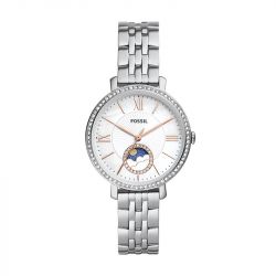 Montre femme fossil solaire jacqueline acier argenté - montres-femme - edora - 0