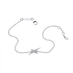 Bracelet femme mauboussin french valentine or blanc 750/1000 diamants - plus-de-bracelets-femmes - edora - 0