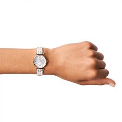 Montre femme fossil carlie acier argenté et doré rose - montres-femme - edora - 3