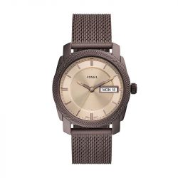Montre homme fossil machine acier brun - montres-homme - edora - 0