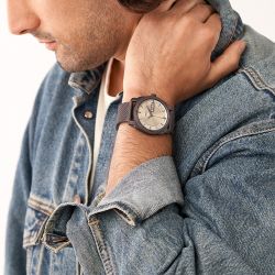 Montre homme fossil machine acier brun - montres-homme - edora - 3