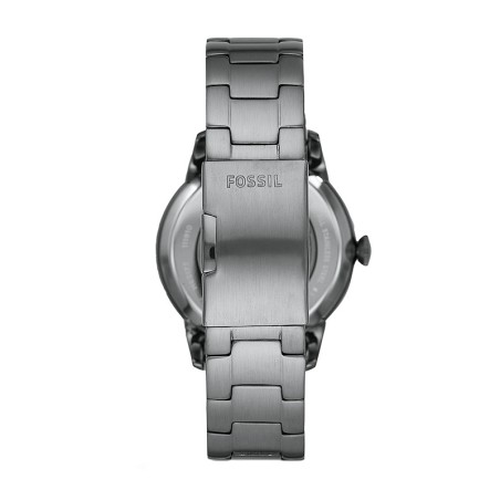 Montre homme fossil automatique townsman acier gris anthracite – accueil