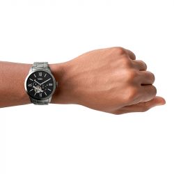 Montre homme fossil automatique townsman acier gris anthracite - accueil - edora - 3