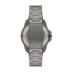 Montre homme fossil automatique bronson acier gris anthracite - automatiques - edora - 2
