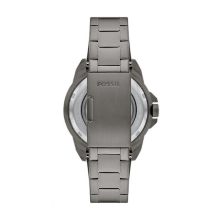 Montre homme fossil automatique bronson acier gris anthracite – automatiques