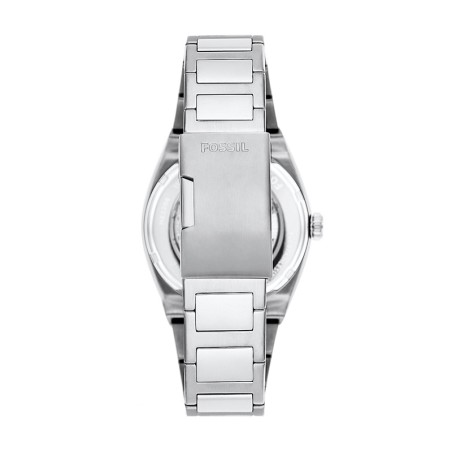 Montre homme fossil automatique everett acier argenté – automatiques