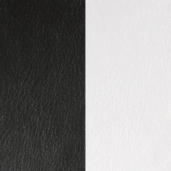 Cuir Bracelet LES GEORGETTES Noir Blanc