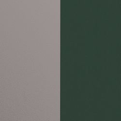 Cuir Bracelet LES GEORGETTES Argent Vert Forêt