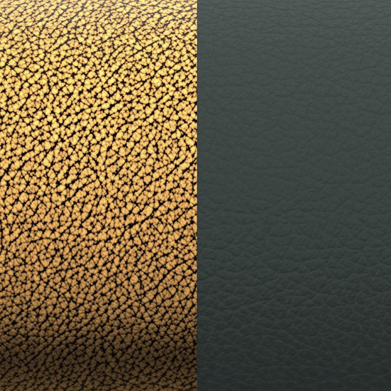 Cuir manchette 14mm les georgettes cuivre vert foncé - accessoires-les-georgettes - edora