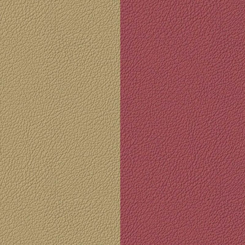 Cuir manchette 14mm les georgettes sable bois de rose - accessoires-les-georgettes - edora