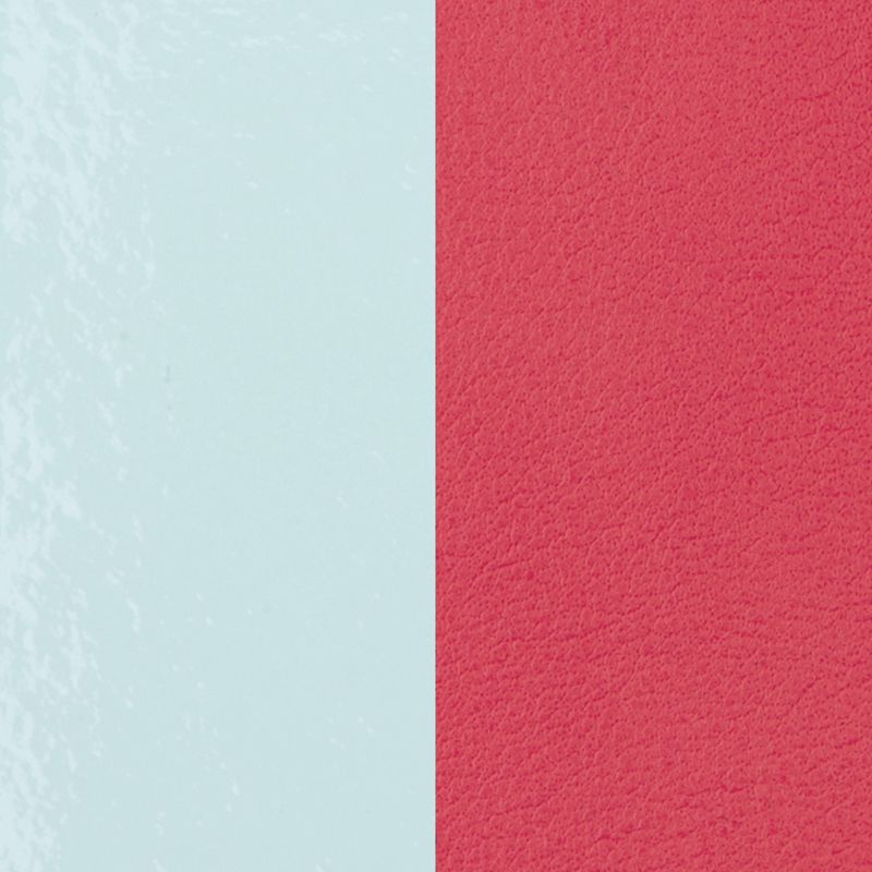 Cuir manchette 14mm les georgettes bleu clair grenadine  - accessoires-les-georgettes - edora