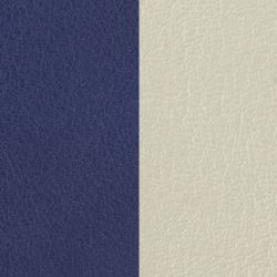 Cuir Bracelet LES GEORGETTES Indigo Blanc Cassée