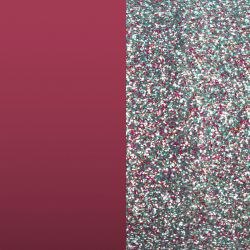 Cuir Bracelet LES GEORGETTES Framboise Soft Paillettes Multicolores