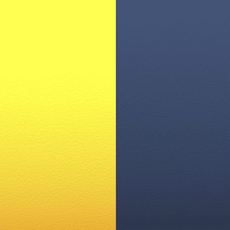 Cuir manchette 14mm les georgettes jaune marine - accessoires-les-georgettes - edora