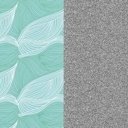 Cuir manchette 40mm les georgettes courbe paillettes argentées - accessoires-les-georgettes - edora - 1