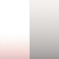 Cuir manchette 25mm les georgettes rose clair gris clair - accessoires-les-georgettes - edora - 1