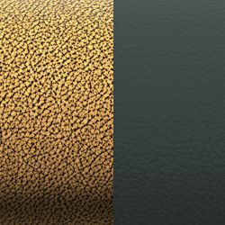 Cuir manchette 25mm les georgettes cuivre vert foncé - accessoires-les-georgettes - edora - 1