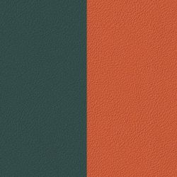 Cuir manchette 25mm les georgettes bleu paon feu vif - accessoires-les-georgettes - edora - 1