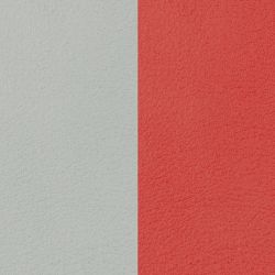 Cuir manchette 25mm les georgettes nuage coquelicot - cuirs - edora - 1