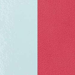 Cuir manchette 25mm les georgettes vernis bleu clair grenadine - cuirs - edora - 1