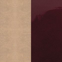 Cuir manchette 25mm les georgettes moirié saumon bordeaux - cuirs - edora - 1